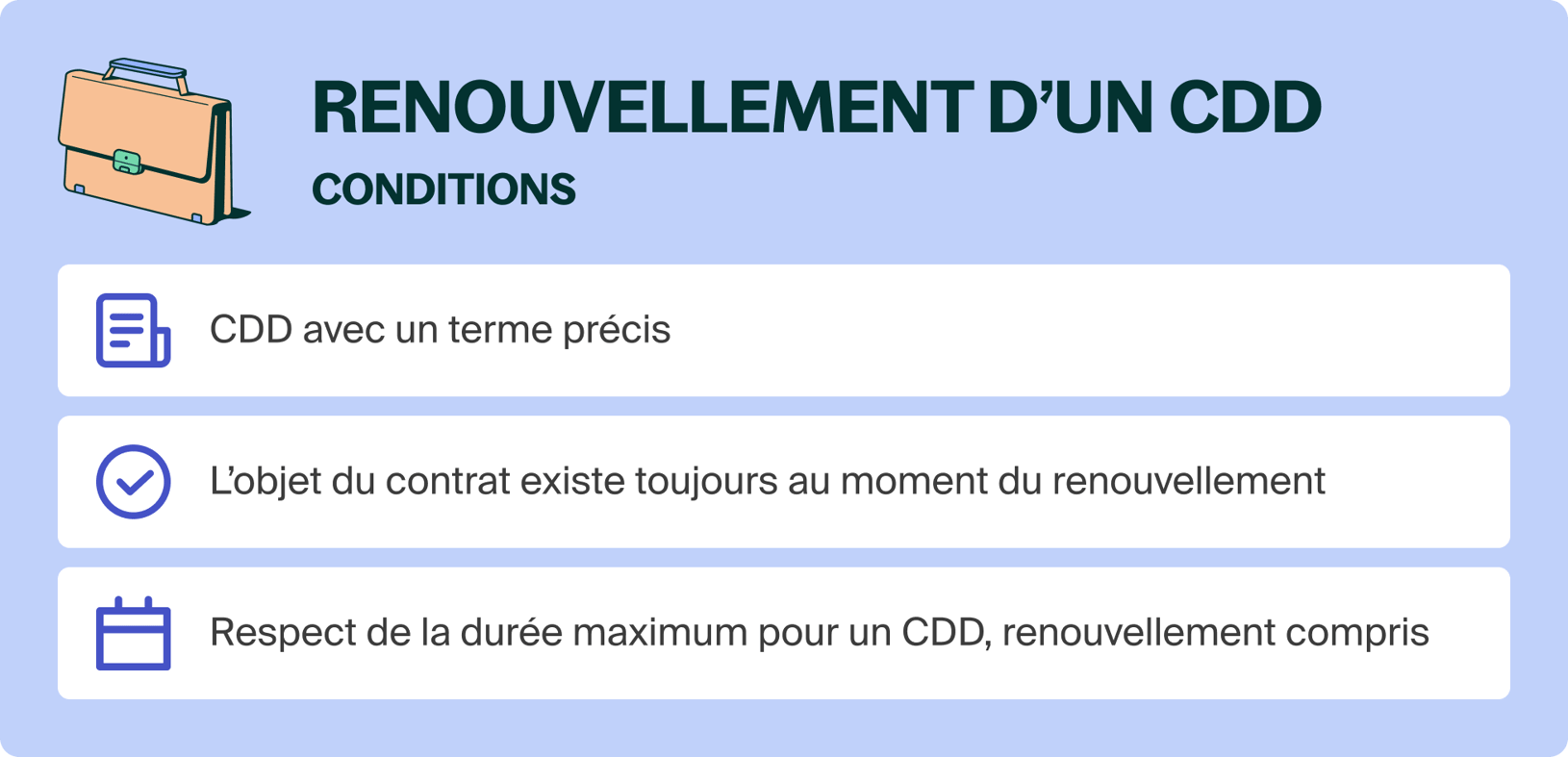 Renouvellement d’un CDD mode d’emploi 2025